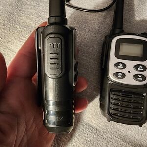 Black Two-Way Radio Set